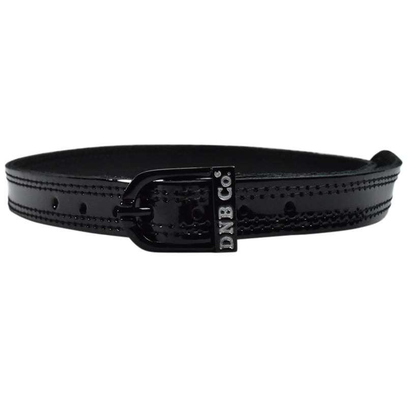 De Niro Spoorriempjes Lak Zwart Zwarte gesp