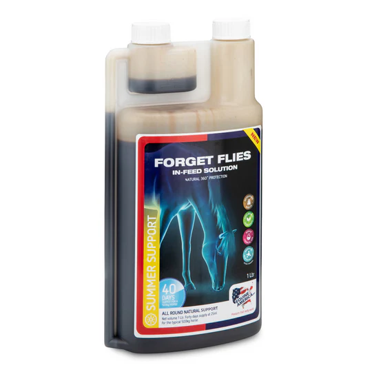 Equine America Forget Flies In-Feed Solution 1Ltr