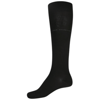 Pikeur Sokken Strass Logo Zwart 1714 Selection