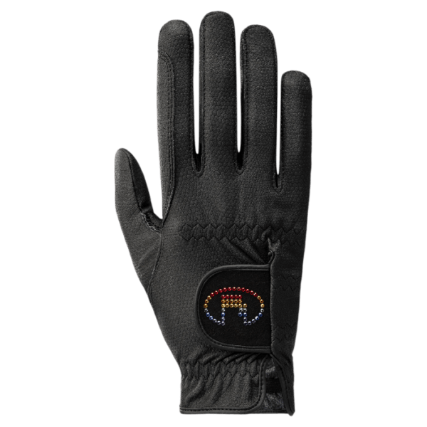Roeckl Rijhandschoenen Marne Black Rainbow