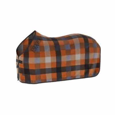 Eskadron Zweetdeken Fleece Check Black-Pale-Amber