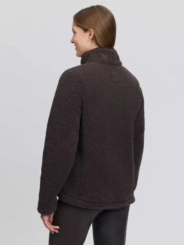 LeMieux Teddy Sweater Heritage Quarter ZIP Cocoa