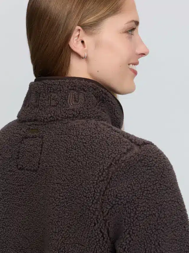 LeMieux Teddy Sweater Heritage Quarter ZIP Cocoa