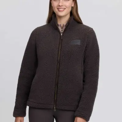 LeMieux Teddy Sweater Heritage Quarter ZIP Cocoa