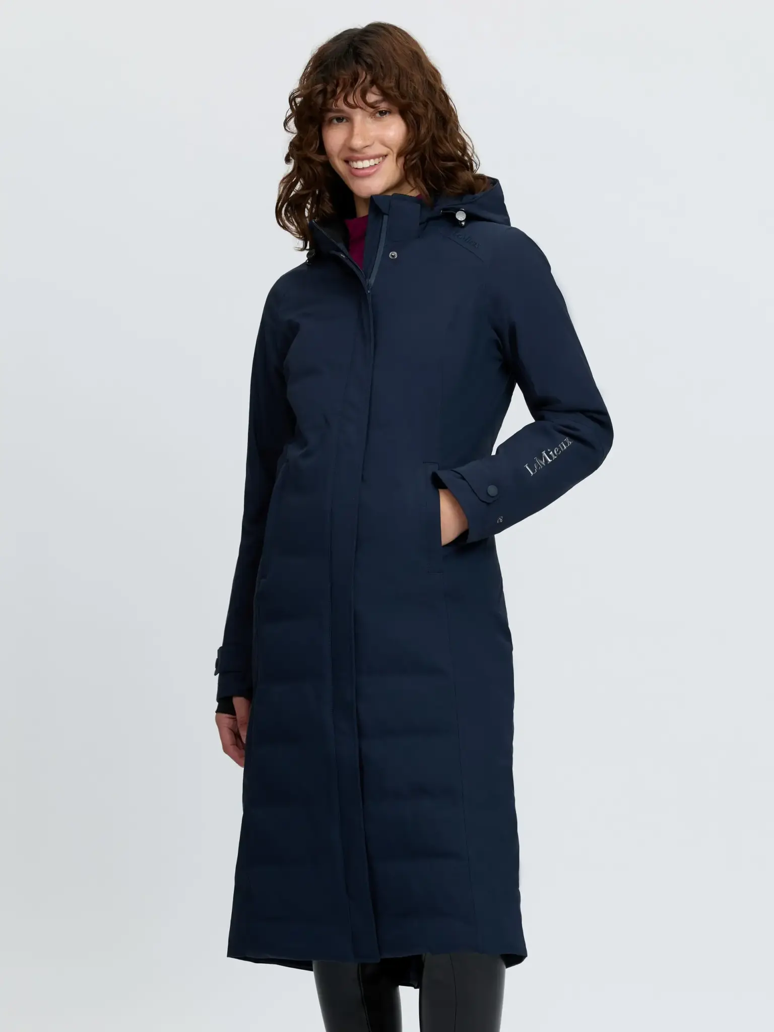 LeMieux Lange Winterjas Erin Waterproof Navy