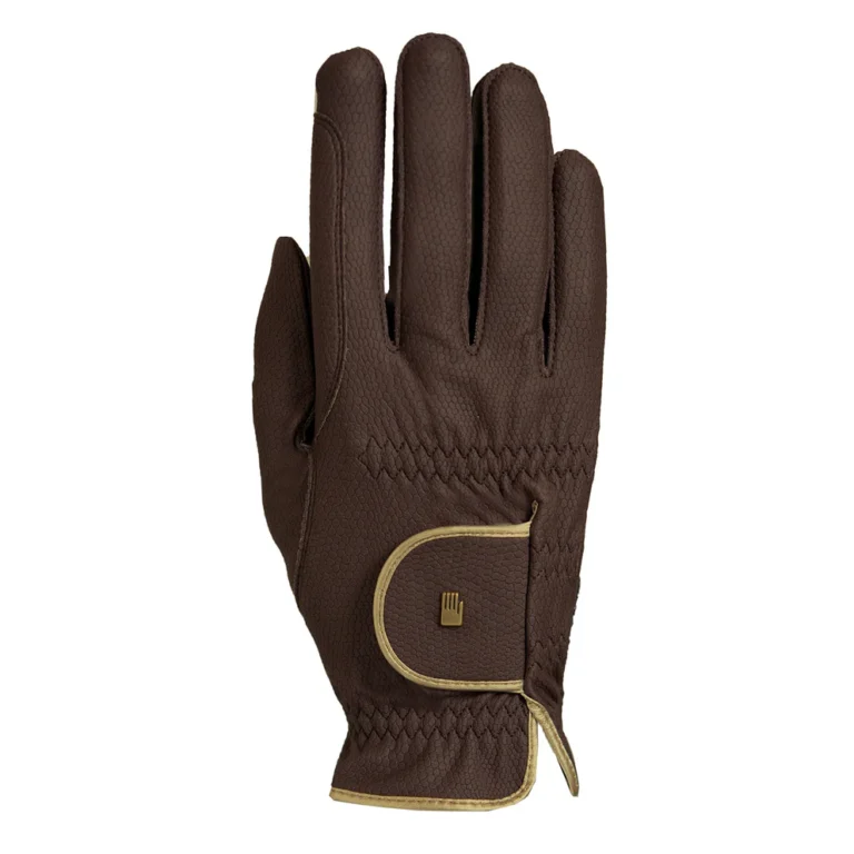 Roeckl Handschoenen Lona Bruin Goud