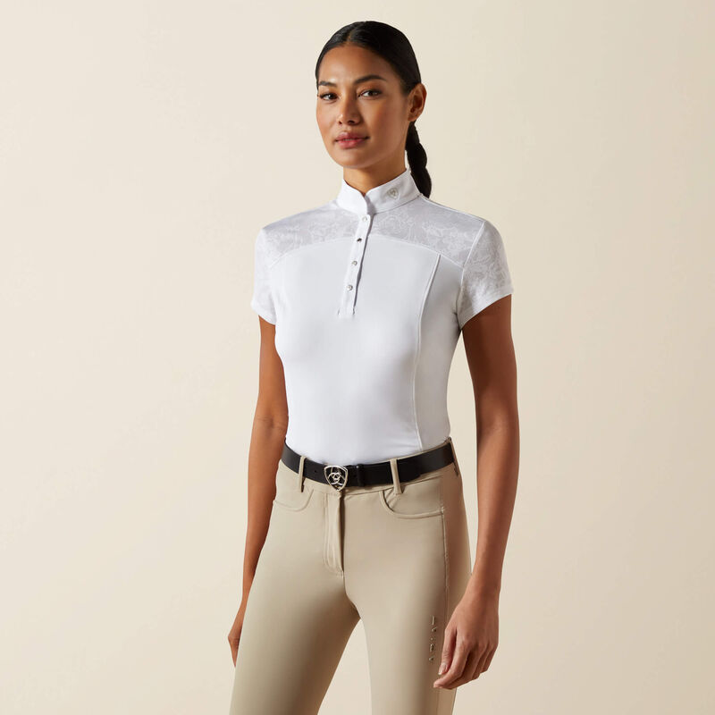 Ariat Wedstrijdshirt Bellatrix Wit - Afbeelding 3