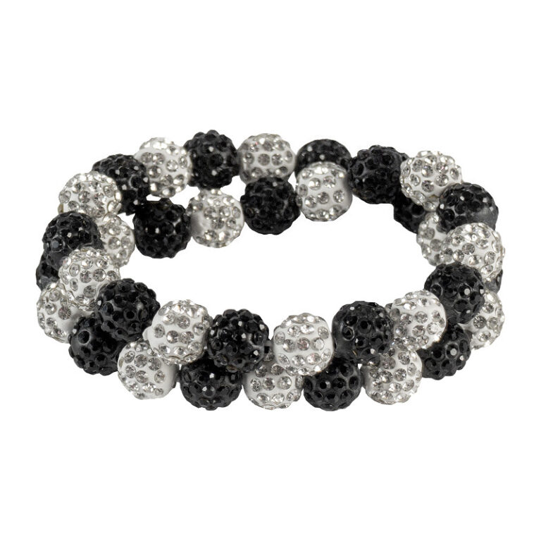 Horka Haarknotband Zwart Zilver