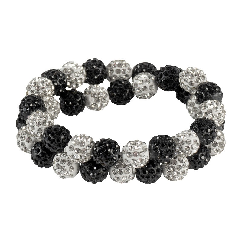 Horka Haarknotband Zwart Zilver