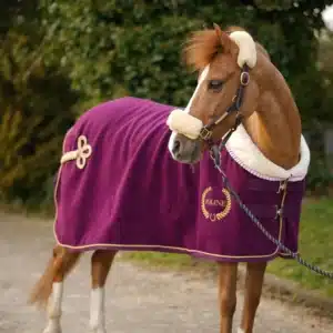 Joline Pony Showdeken Polarfleece Rood