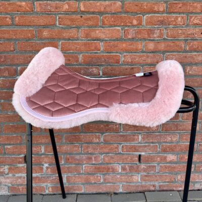 Mattes Zadelonderlegger Trim Roze Velvet