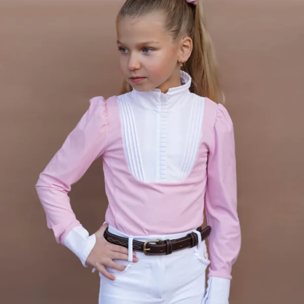 Joline Wedstrijdshirt Josephine lange mouw Light Pink