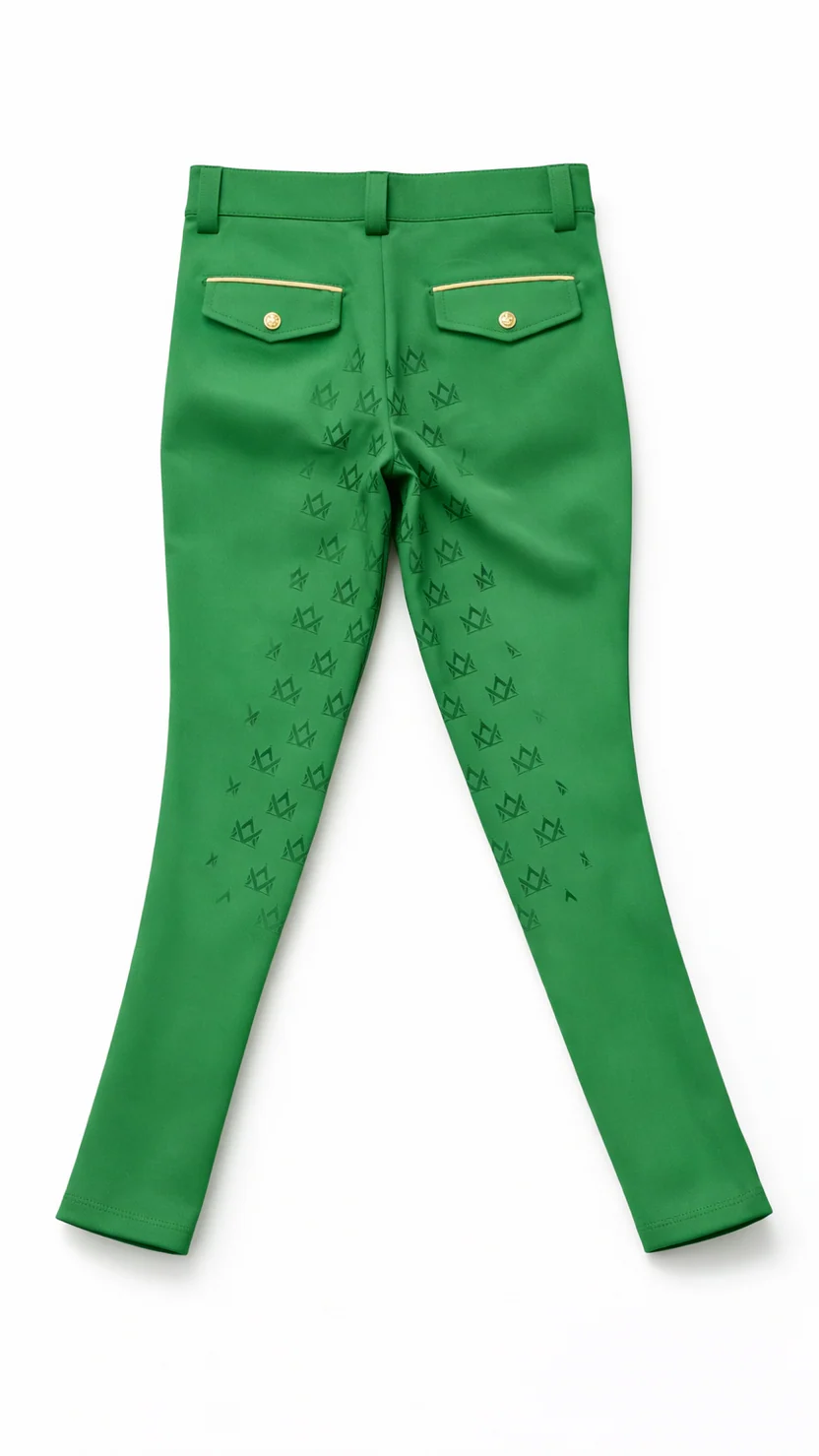 Valentina Equestrian Rijbroek Groen Meisjes - Afbeelding 3