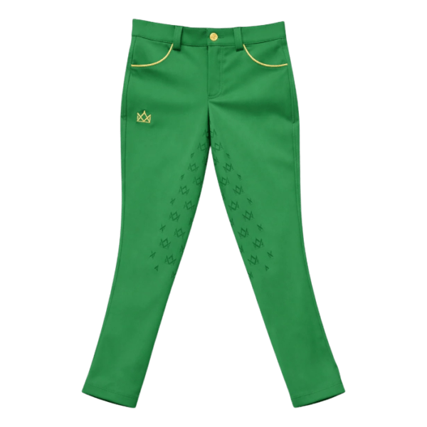 Valentina Equestrian Rijbroek Groen Meisjes