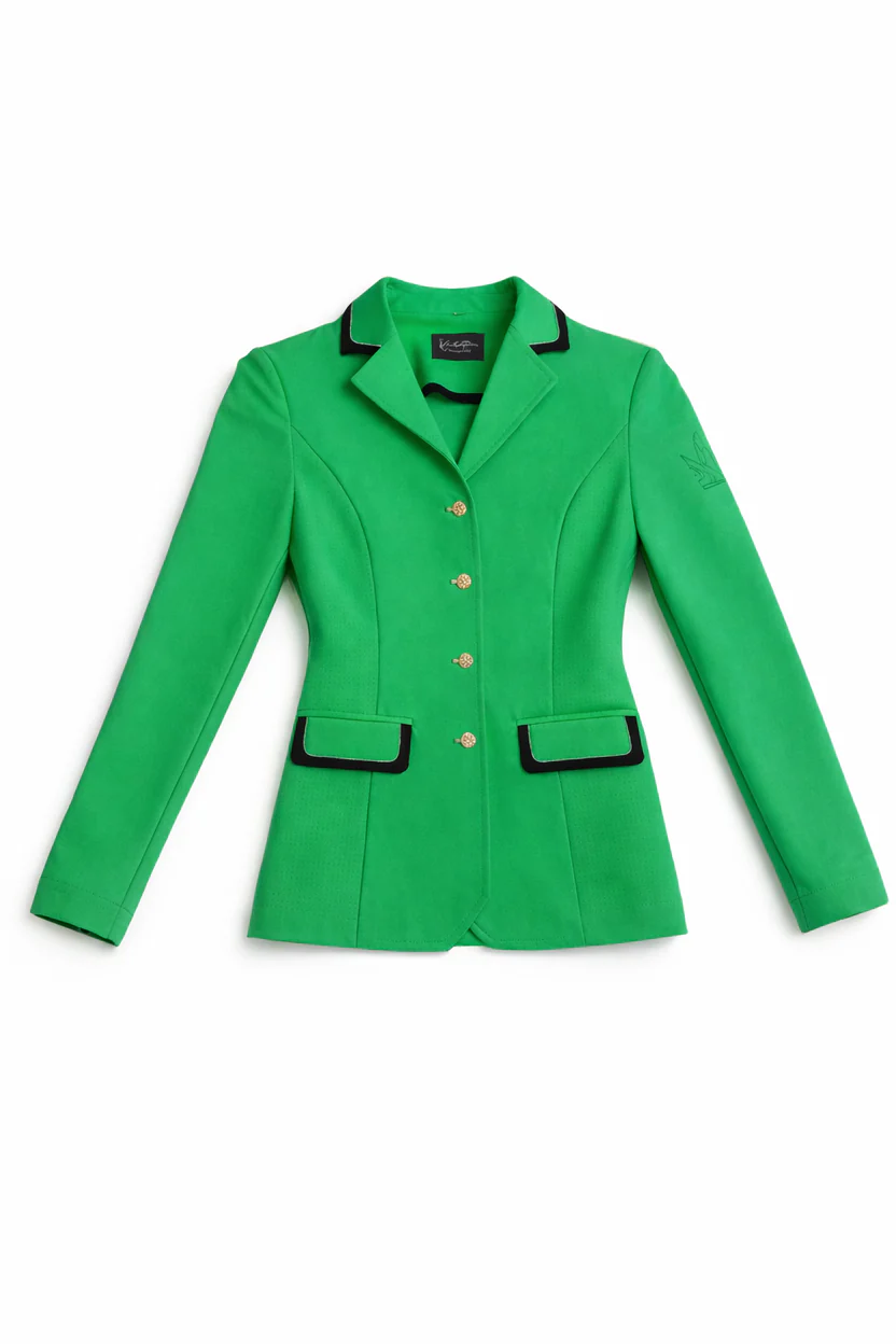 Valentina Equestrian Wedstrijdjasje Groen meisjes