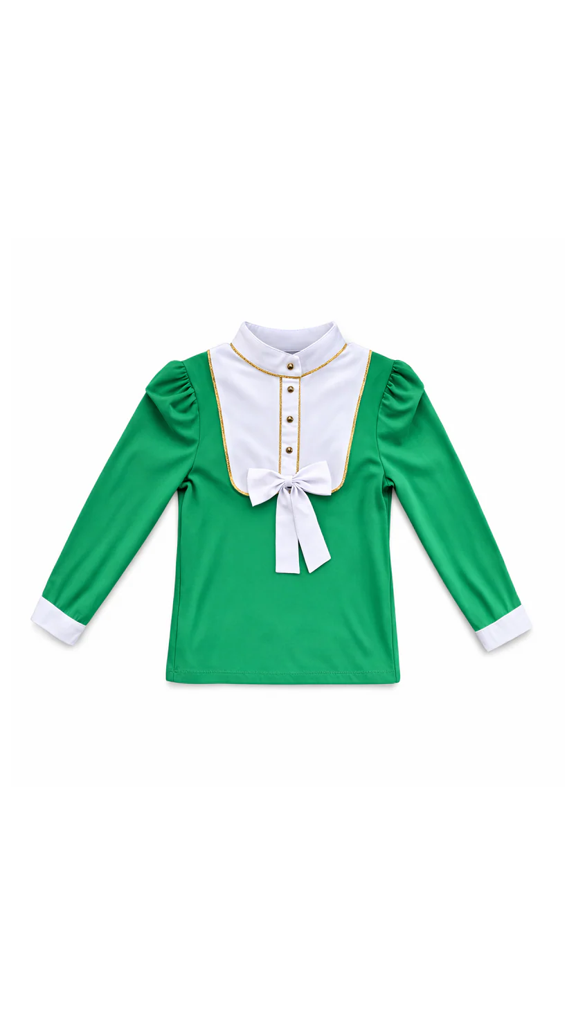 Valentina Equestrian Wedstrijdshirt LS Groen