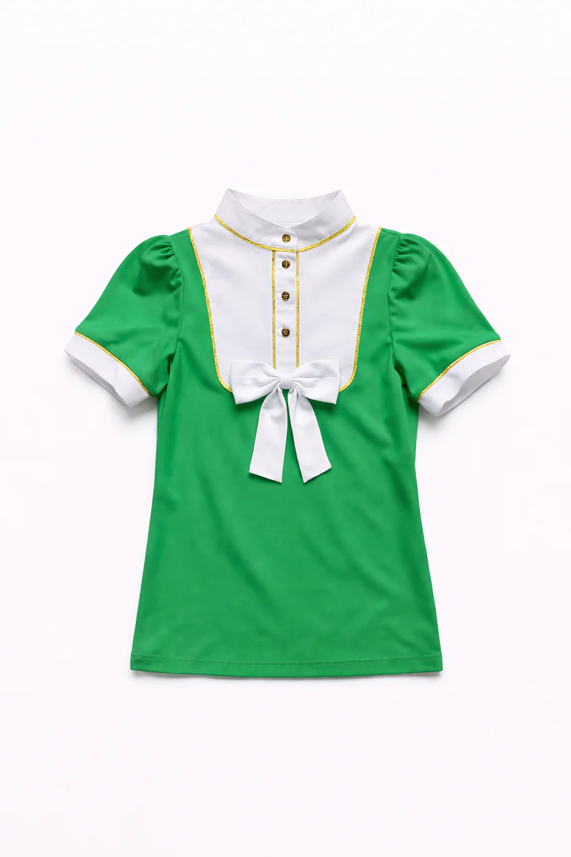Valentina Equestrian Wedstrijdshirt SS Groen