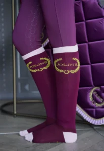 Joline Sokken Burgundy