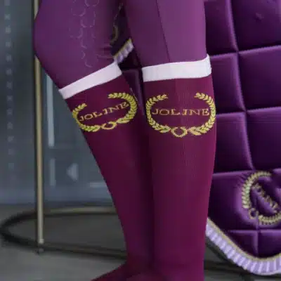 Joline Sokken Burgundy