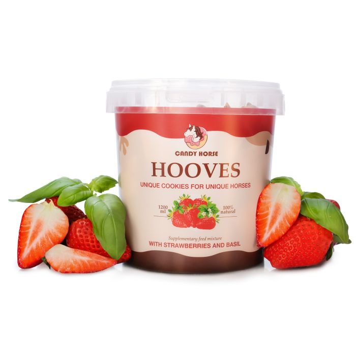 Candy Horse Paardensnoepjes aardbei basilicum 100% natuurlijk