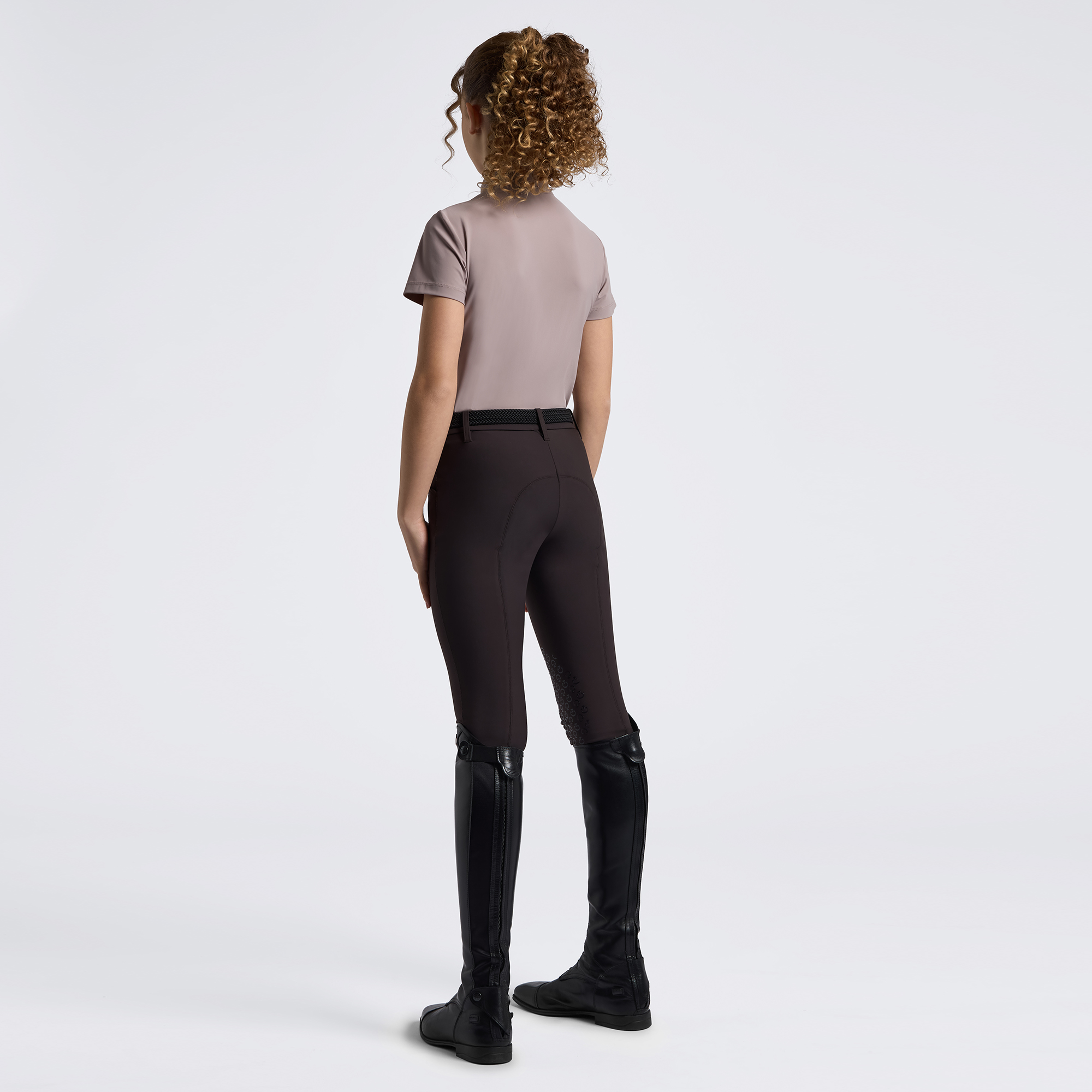 Cavalleria Toscana Wedstrijdshirt Horse Patch SS Meisjes