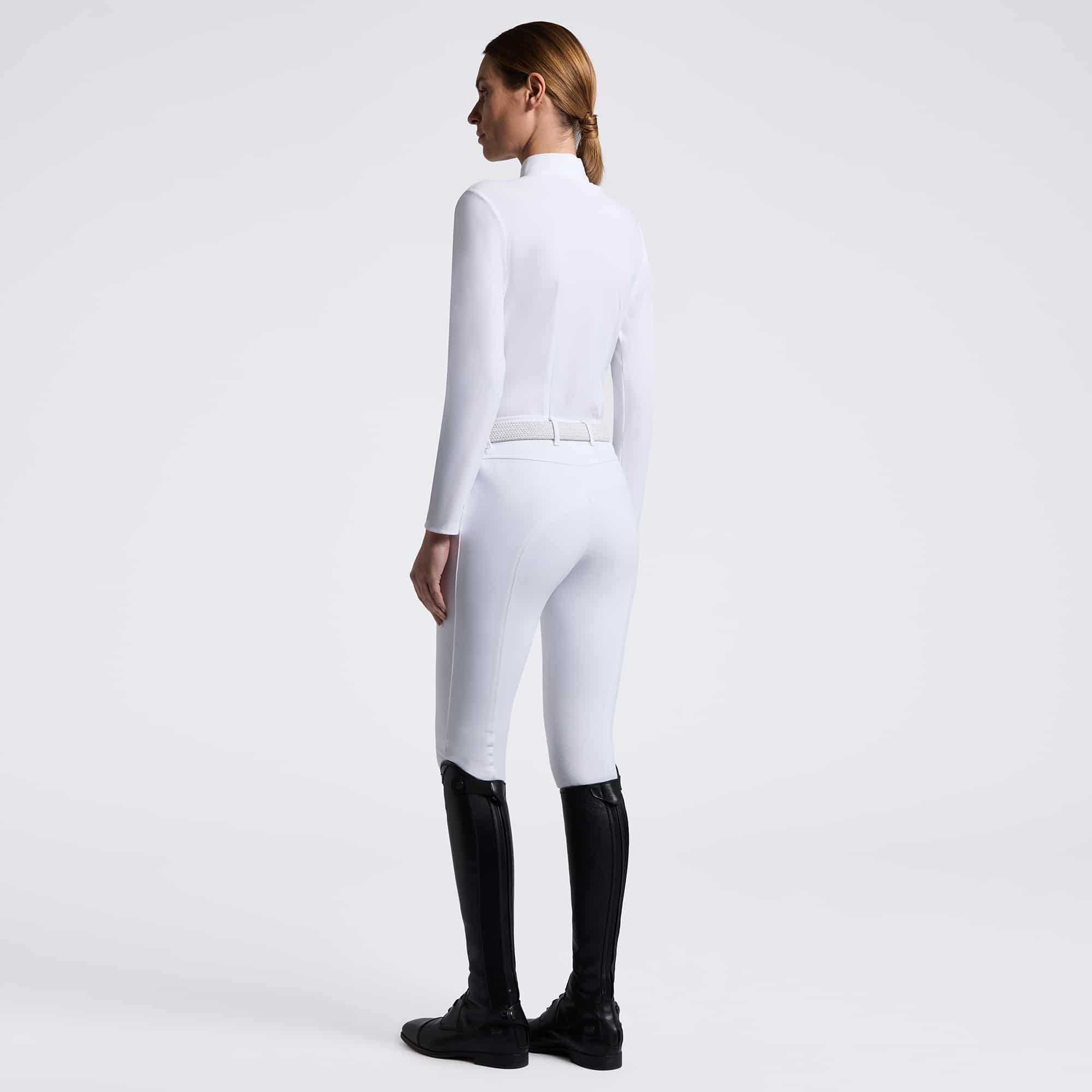 Cavalleria Toscana Wedstrijdshirt LS wSequins Bib