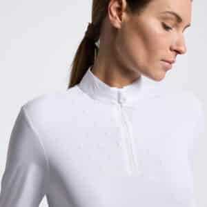 Cavalleria Toscana Wedstrijdshirt LS wSequins Bib