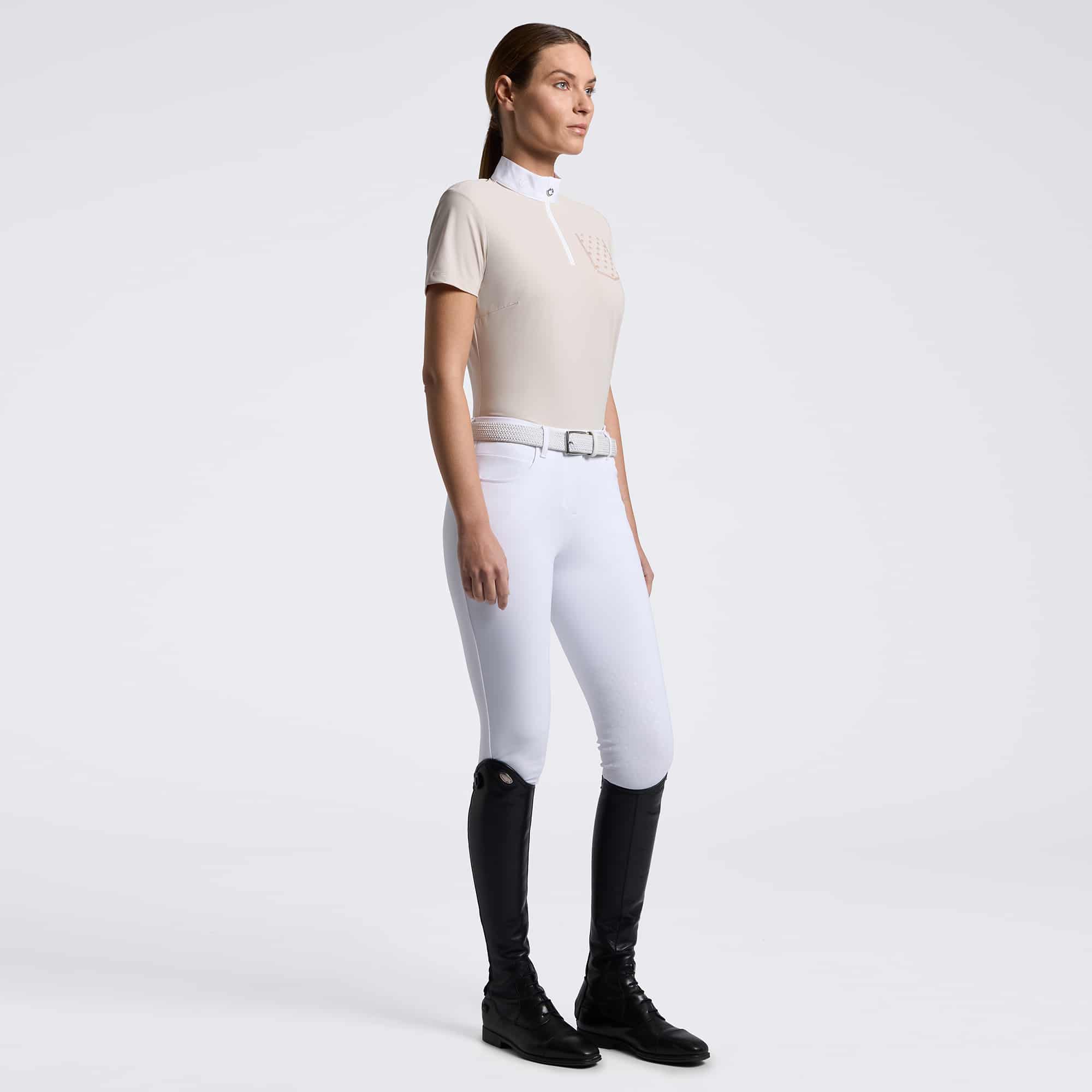 Cavalleria Toscana Wedstrijdshirt Sequin Pocket Rainy Day