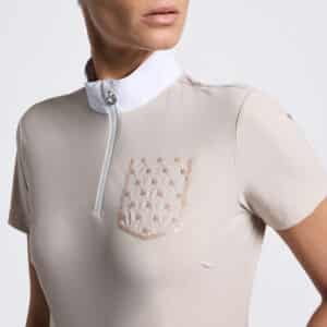 Cavalleria Toscana Wedstrijdshirt Sequin Pocket Rainy Day
