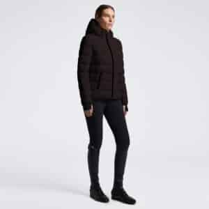 Cavalleria Toscana Winter Donsjas met Capuchon Espresso Dames