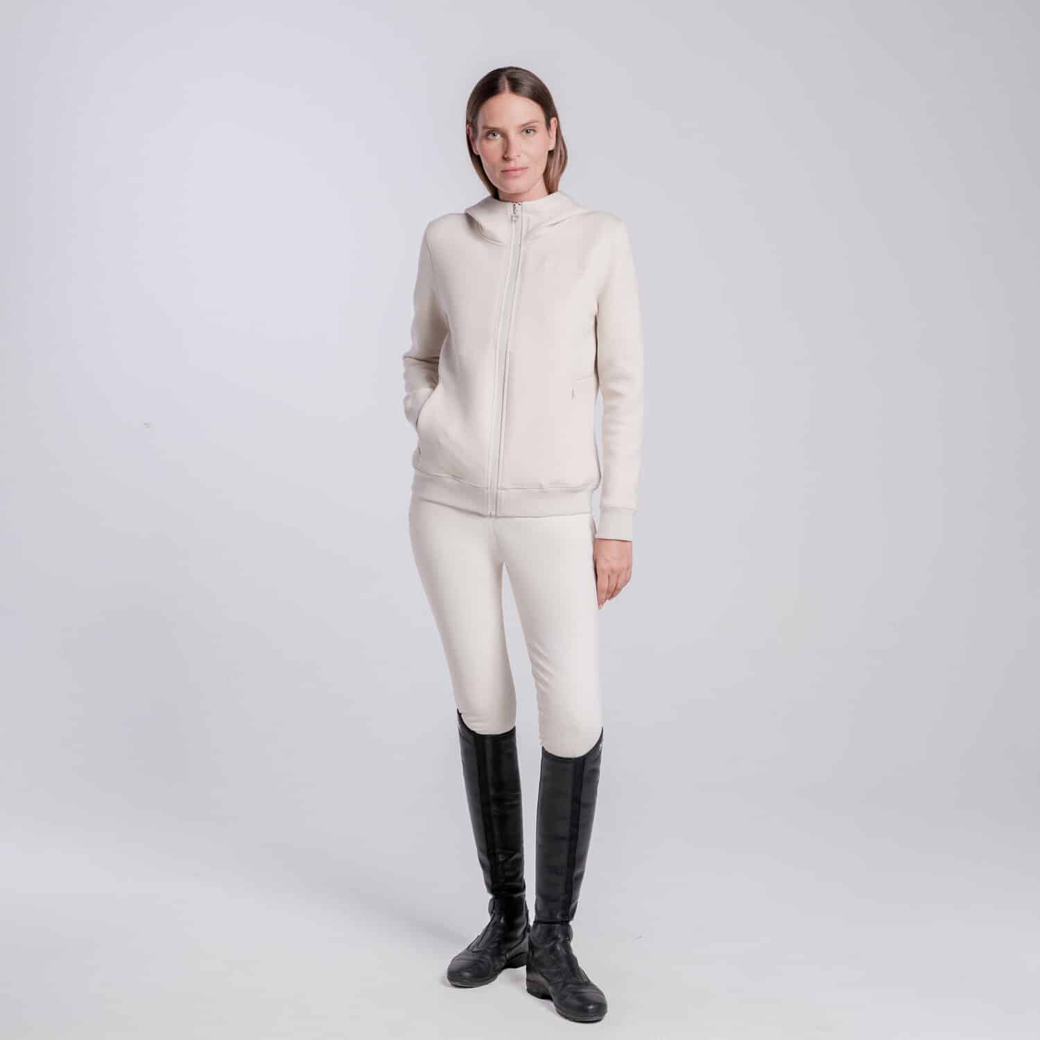 Cavalleria Toscana Technical Zip-Up Hoodie Dames