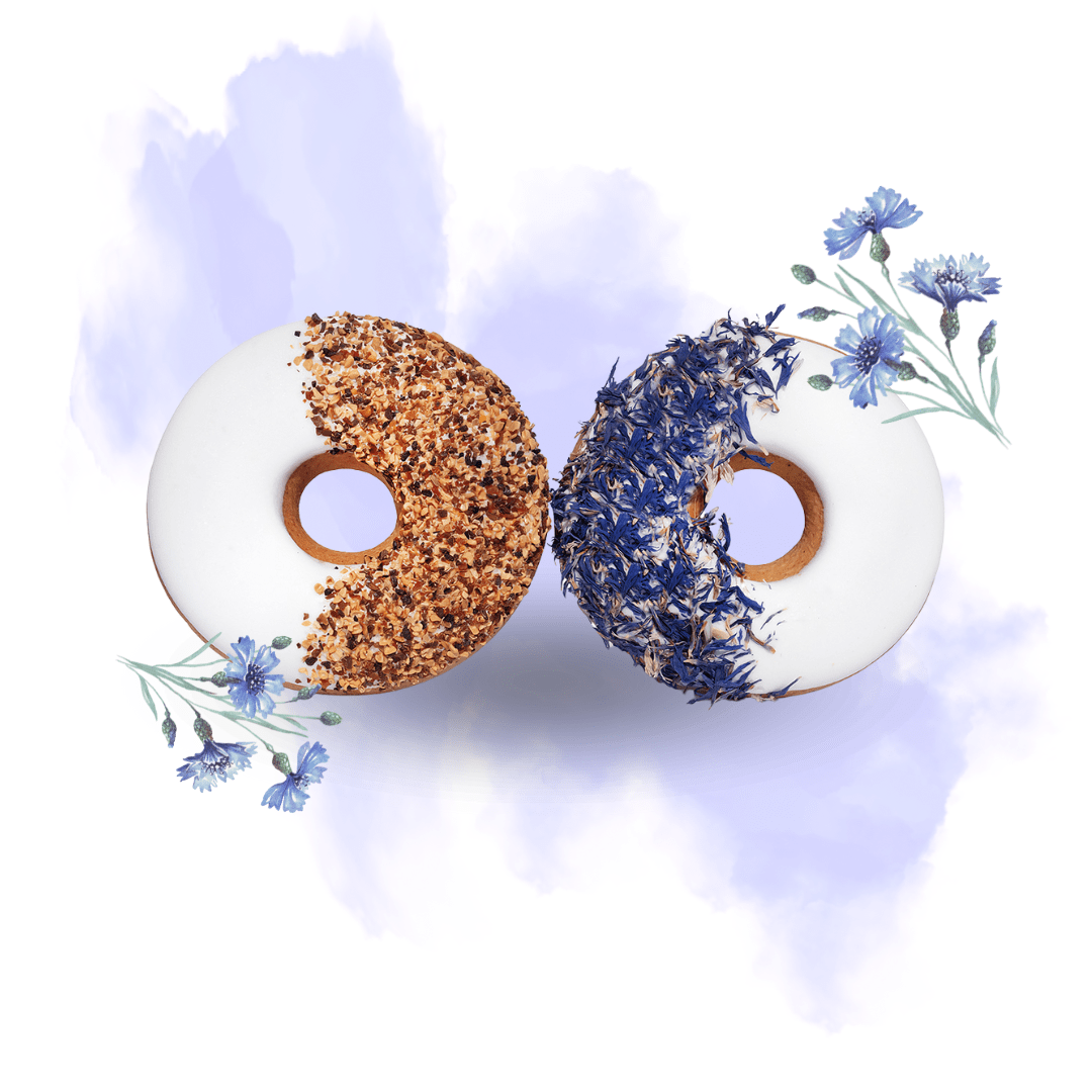 Candy Horse Donuts korenbloem en rozenbottel