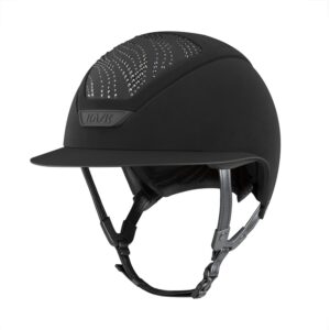 Kask Star Lady Hunter 2.0 Zwart Crystals Flow Black Graphite Mix