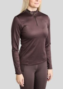Montar Thermo Trainingsshirt MoVeronica Golden Quartz Crystal Tape and Crystals Dames