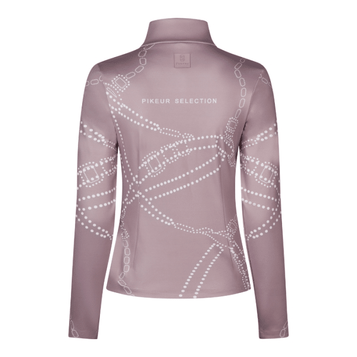Pikeur Shirt Zip Print 2284 Selection Mauve - Afbeelding 2