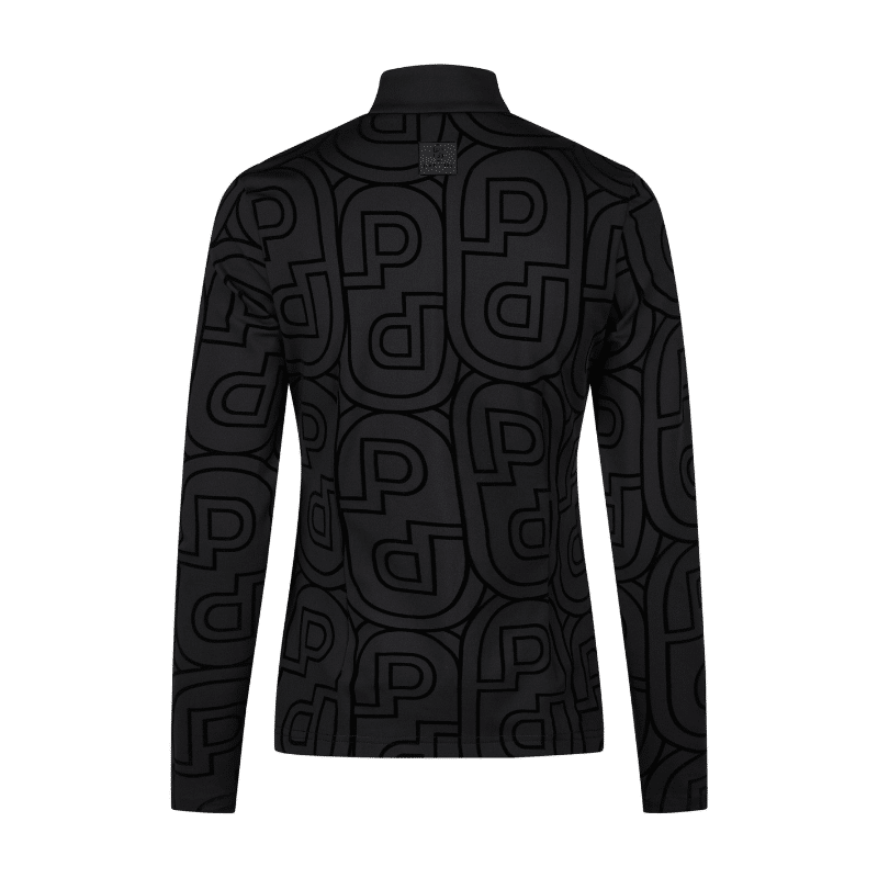 Pikeur Shirt Zip Print 2284 Selection Zwart