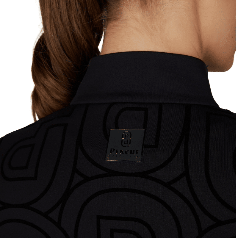 Pikeur Shirt Zip Print 2284 Selection Zwart