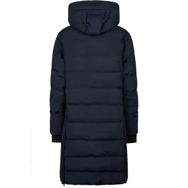 Pikeur Lange Winterjas Quilted Raincoat 2021 Athleisure Navy