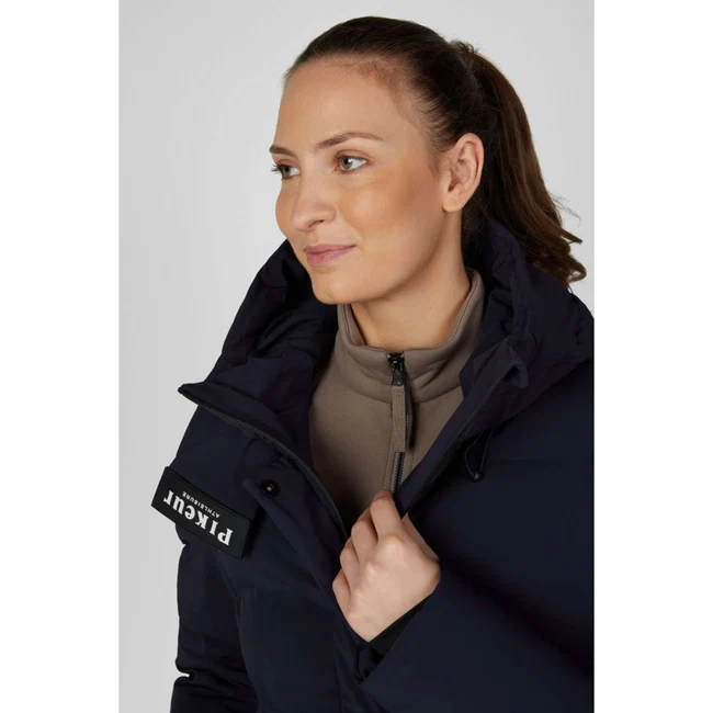 Pikeur Lange Winterjas Quilted Raincoat 2021 Athleisure Navy