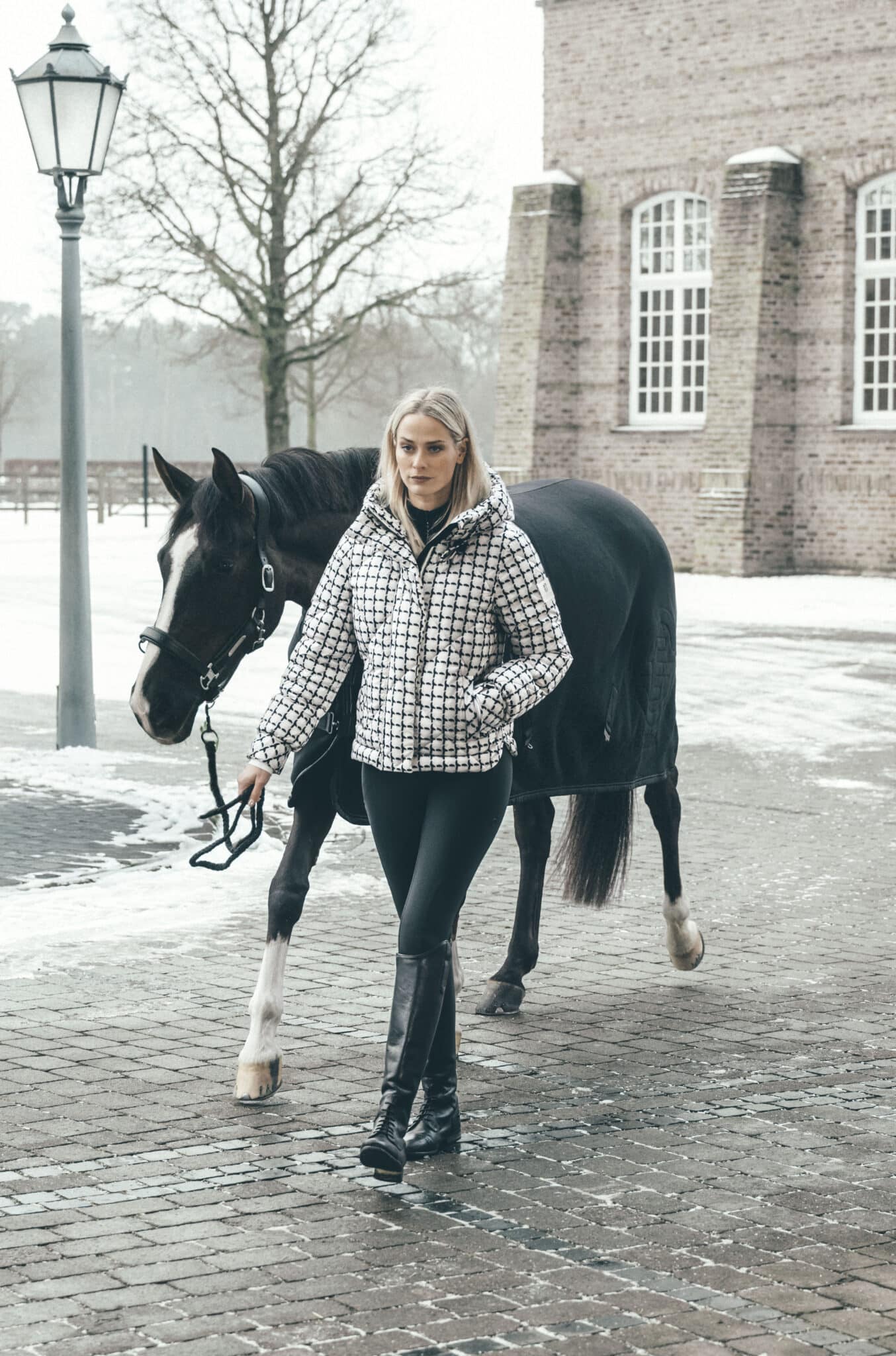 Pikeur Winterjas Quilted Selection Ecru