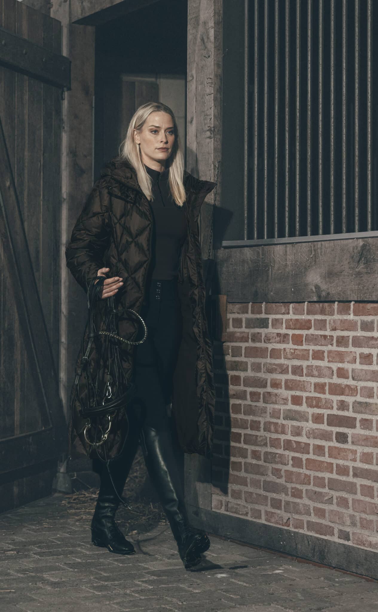 Pikeur Lange Jas QuiltDiamond Selection Bruin