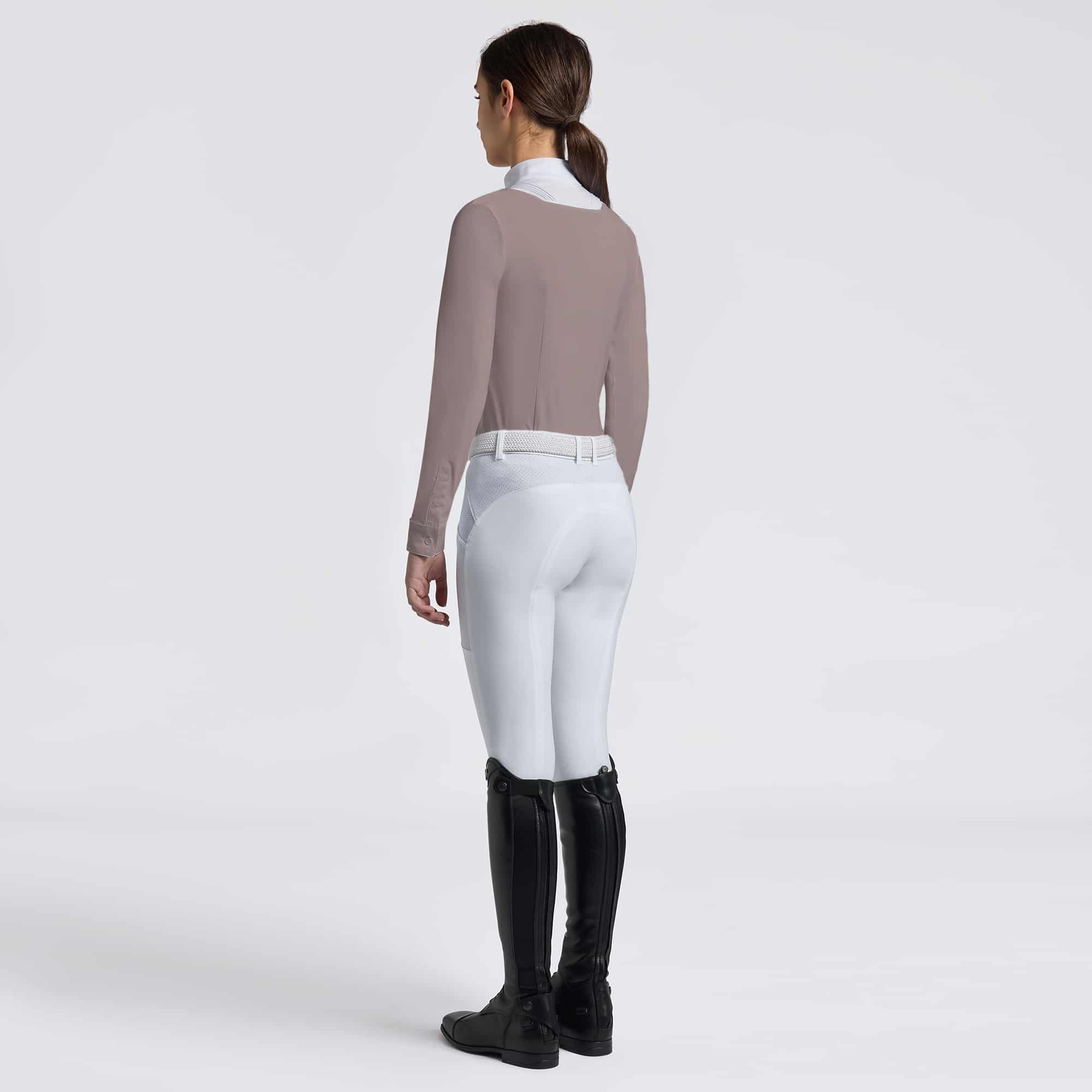 Cavalleria Toscana Wedstrijdshirt L/S Jersey w/ Bib 1A00
