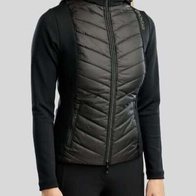 Montar MoEverline Hybrid Jacket w. Detachable Hood and Golden Quartz Crystsals - Black