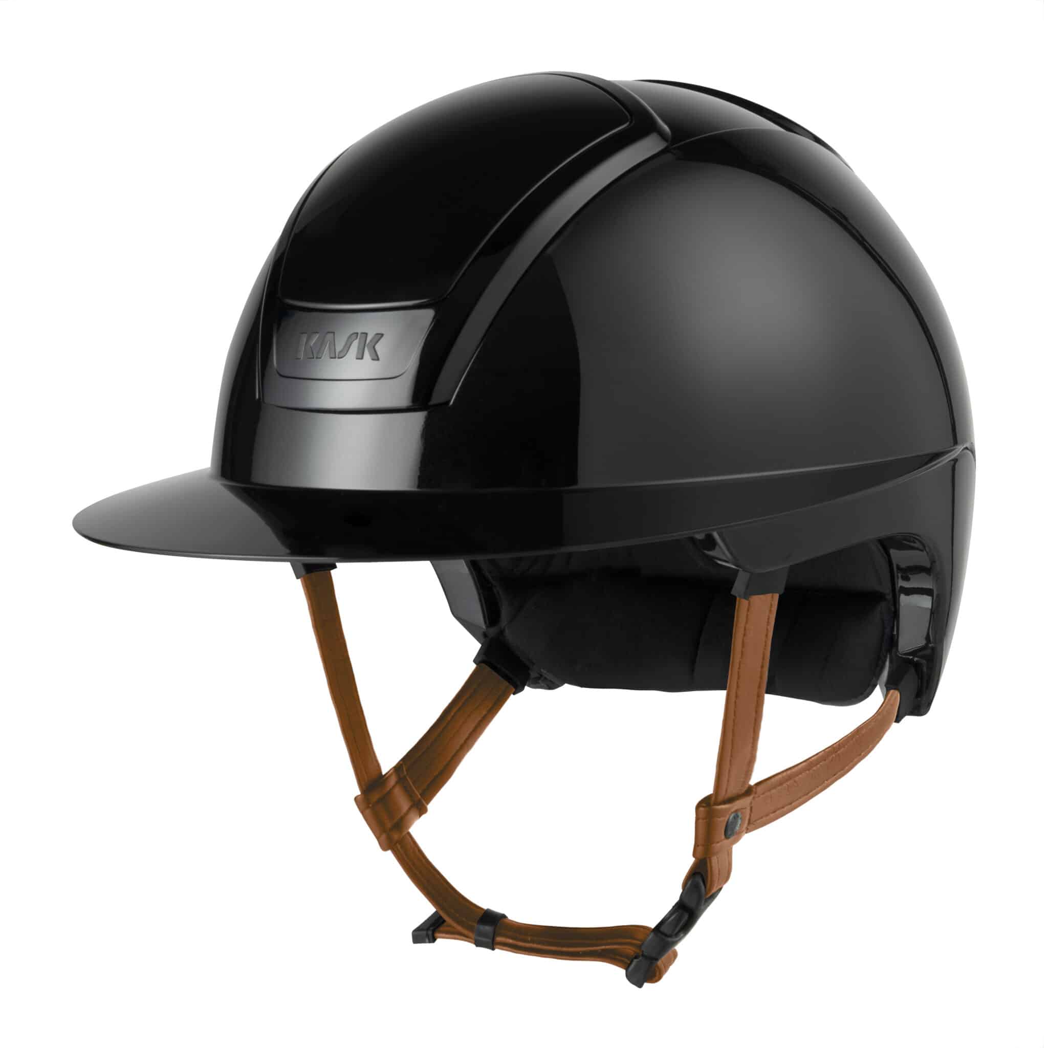 Kask Nemesi Wide Peak Shine Chinstrap light brown