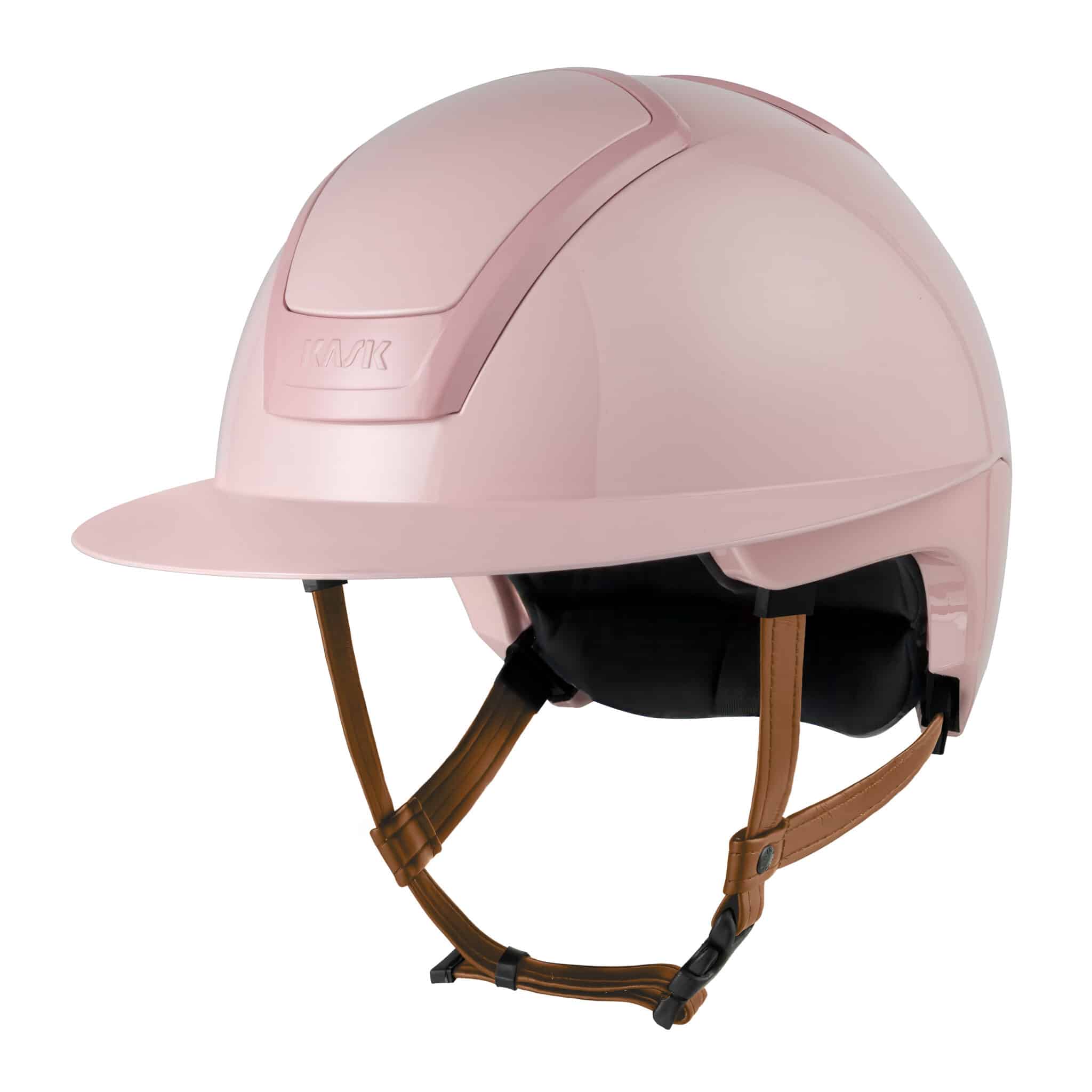 Kask Nemesi Wide Peak Shine Chinstrap light brown