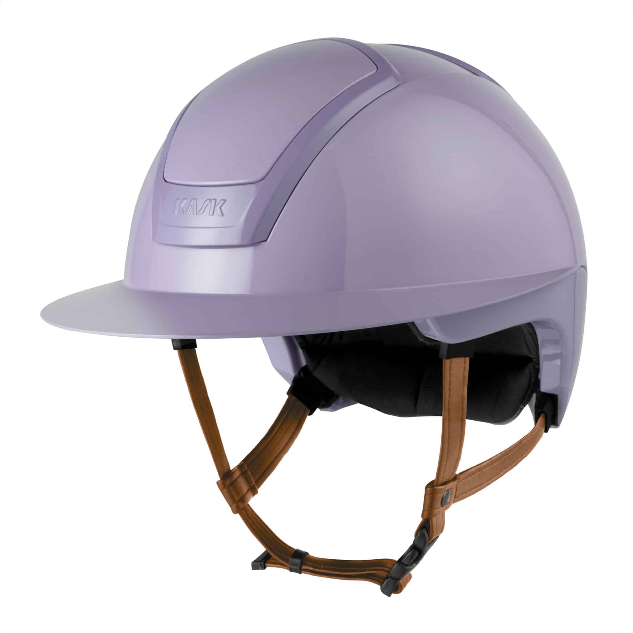 Kask Nemesi Wide Peak Shine Chinstrap light brown