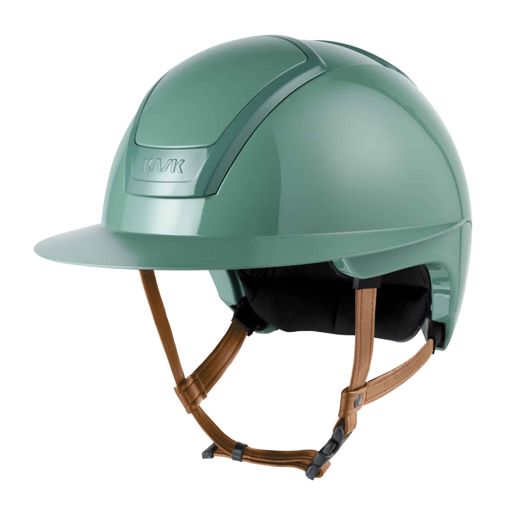 Kask Nemesi Wide Peak Shine Chinstrap light brown