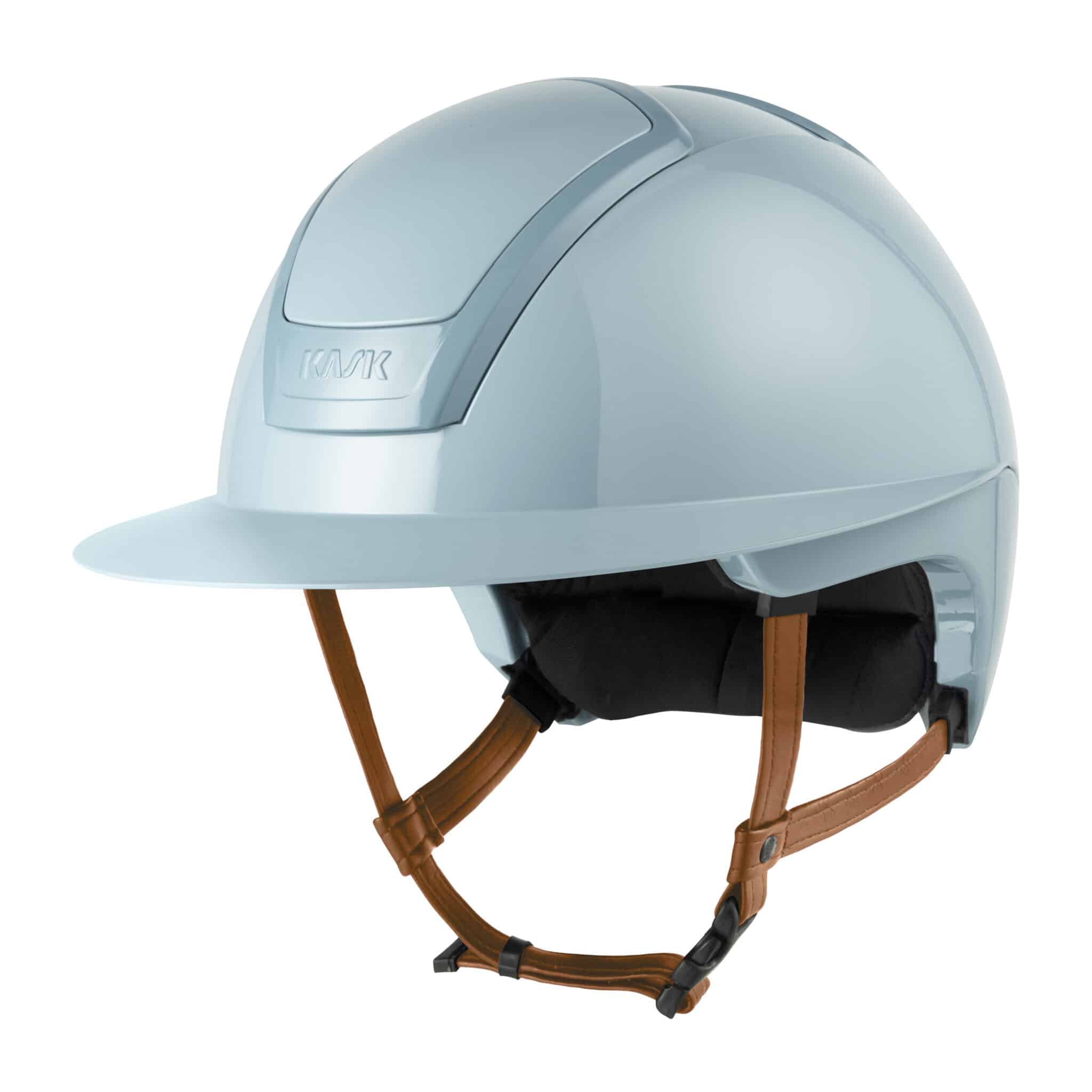 Kask Nemesi Wide Peak Shine Chinstrap light brown