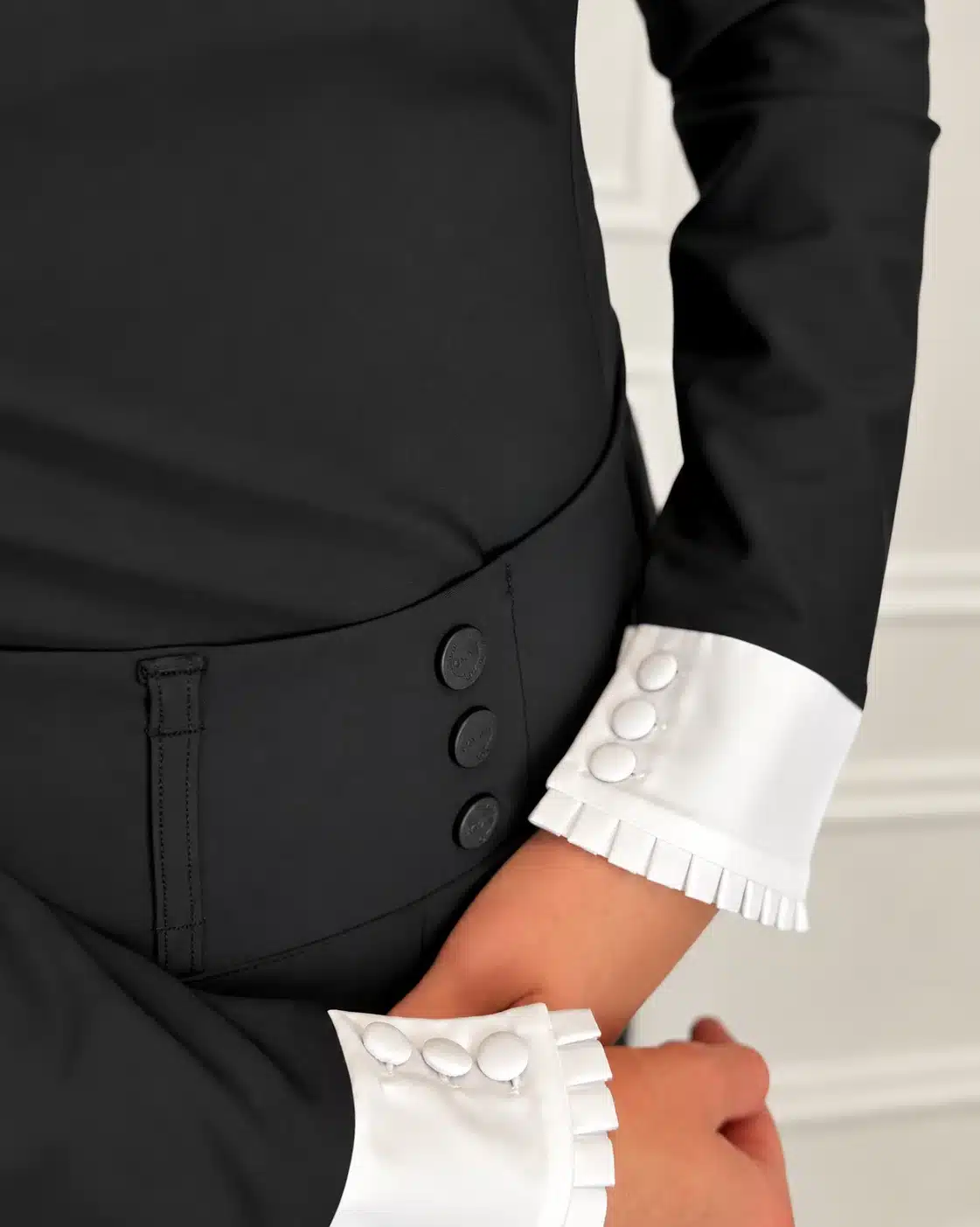 Joline Wedstrijdshirt Josephine Lange Mouw Zwart