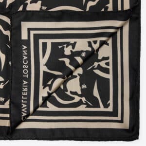 Cavalleria Toscana CT Horses Pattern Silk Foulard 991F